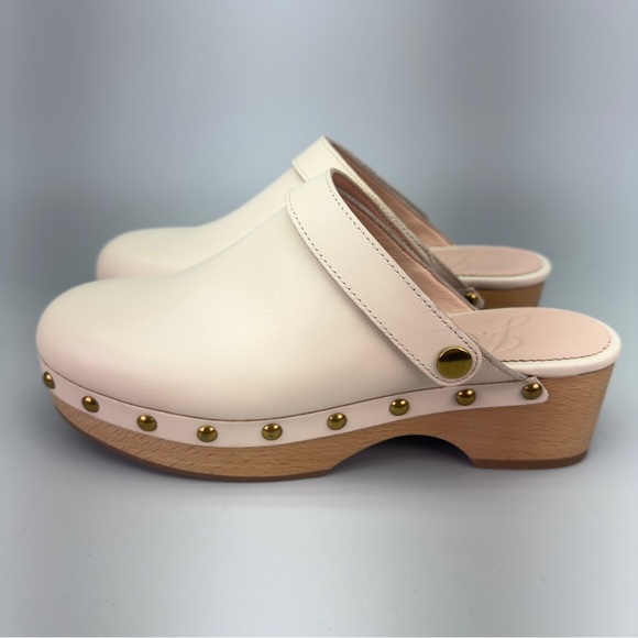 NWOT J. Crew Leather Studded Convertible Platform Clogs - Picture 4 of 15